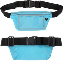 Waterproof Running Belt Waist Bag Fitness Workout Belt with Touch Screen Cover for Smartphone