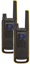 Motorola Talkabout T82 Extreme Twin Pack radiopuhelin 16 kanavaa Musta, Oranssi