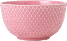 Lyngby Porcelæn Rhombe Color Skål 11 cm rosa
