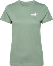 Ess+ Embroidery Tee T-shirts & Tops Short-sleeved Grønn PUMA*Betinget Tilbud
