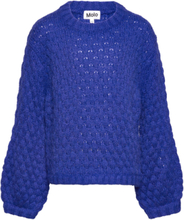 Gulia Tops Knitwear Pullovers Blue Molo