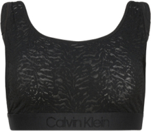 Unlined Bralette Lingerie Bras & Tops Soft Bras Bralette Black Calvin Klein