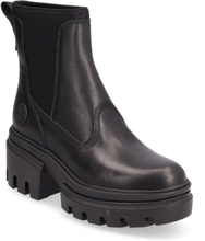 Everleigh Mid Chelsea Boot Jet Black Shoes Chelsea Boots Black Timberland