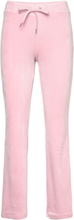 Velour Trousers Bottoms Trousers Joggers Pink Gina Tricot