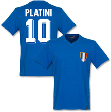 Frankrijk Olympische Spelen Shirt 1968 + Platini 10 - XL