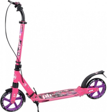 Powerblade Scooter with shock absorber and two brakes PB Damper, 200mm, pink