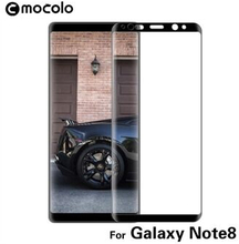 MOCOLO til Samsung Galaxy Note 8 3D buet fuld dækning skærmbeskytter i hærdet glas - sort