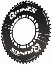 Rotor Q Aero Outer Chainring - Black - 53T