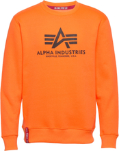 Basic Sweater Sweat-shirt Genser Oransje Alpha Industries*Betinget Tilbud