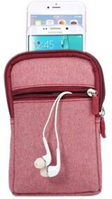 Universal Jean Cloth Hook Loop Pouch Cover for iPhone 6s Plus/Samsung Galaxy Mega 6.3 I9200