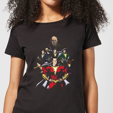 Shazam Team Up Women's T-Shirt - Black - S
