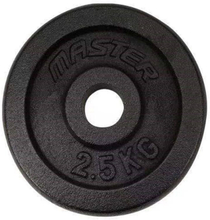 Master Fitness Koulupaino 30 mm, Levypainot Rauta