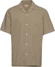 Shirt Shark Collar Tops Shirts Short-sleeved Beige Armor Lux