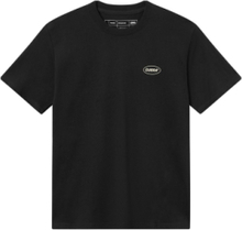 Relaxed Heavy Offcourt T-Shirt T-shirts & Tops Short-sleeved Svart Cuera*Betinget Tilbud