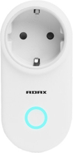 Adax Smart Plug stikkontakt, Wi-Fi & Bluetooth, hvid