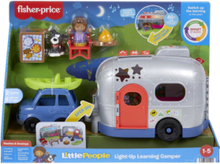 Little People Light-Up Learning Camper Toys Playsets & Action Figures Play Sets Multi/mønstret Fisher-Price*Betinget Tilbud