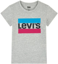 Kortærmet T-shirt til Børn Levi's Sportswear Logo Tee Grå