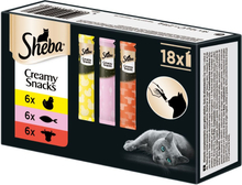 Sheba Creamy Snacks Multipack - 18 x 12 g