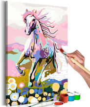 DIY lærred maleri - Fairytale Horse 40 x 60 cm