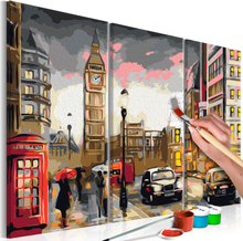 DIY lærred maleri - Streets Of London 60 x 40 cm