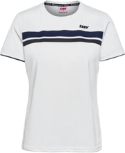 Zerv Raven Womens T-Shirt T-shirts & Tops Short-sleeved Hvit Zerv*Betinget Tilbud