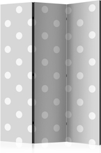 Skærmvæg - Cheerful polka dots 135 x 172 cm