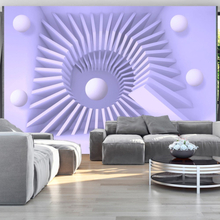 Selvklæbende fototapet - Lavender maze - 98 x 70 cm