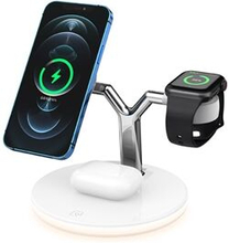 K3 3-in-1 Desktop Bracket Stand Magnetic Wireless Charger for Apple/Android Phones/Apple Watch/Airpo