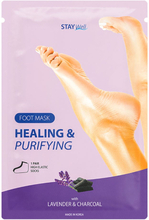 Stay Well Healing & Purifying Foot Mask Charcoal 1pcs
