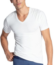 Calida I Love Nature V-Shirt Weiß Tencel Medium Herren