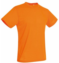 Stedman Active Cotton Touch For Men Orange polyester Small Herr