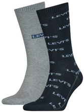Levis Strømper 2P Logo Regular Socks Blå Str 43/46