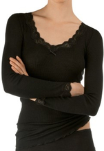 Calida Richesse Lace Long-sleeve Top Schwarz 40-42 Damen