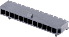 Molex Indbygningsstiftliste (standard) Samlet antal poler 12 Rastermål: 3 mm 436501200 1 stk Tray