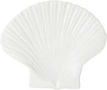 Plate Shell M Home Decoration Decorative Platters & Bowls Hvit Byon*Betinget Tilbud