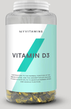 Vitamin D3 kapsler - 180softgeler - Non-Vegan