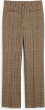 High waist tailored trousers - Brown