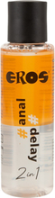 Eros: 2in1 Water-based Lubricant, Anal & Delay, 100 ml