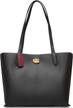 Willow Tote Designers Shoppers Black Coach