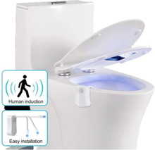 LED-yövalo WC:hen liiketunnistimella