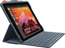 Logitech iPad 10.2" (2021 / 2020 / 2019) Slim Folio Keyboard (Dansk Keyboard m. Etui) - Graphite