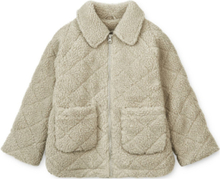 Hartvig Pile Jacket Outerwear Fleece Outerwear Fleece Jackets Cream Liewood