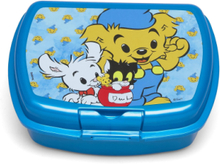 Bamse Happy Friends Urban Sandwich Box Home Meal Time Lunch Boxes Blue Bamse