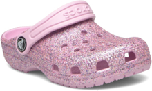 Classic Glitter Clog T Shoes Clogs Rosa Crocs*Betinget Tilbud