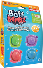 Zimpli Kids 4-Pakk Baff Bombz Toys Bath & Water Toys Bath Toys Multi/mønstret Zimpli Kids*Betinget Tilbud