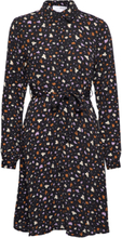Slffiola Ls Aop Shirt Dress Kort Kjole Multi/patterned Selected Femme