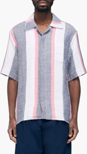 Casablanca - Striped Linen Shirt - Blå - M