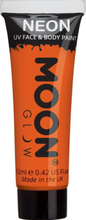 Orange Neon UV/Blacklight Ansikts- och Kroppsfärg 12 ml