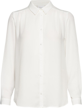 Vilucy Button L/S Shirt - Langermet Skjorte Hvit Vila*Betinget Tilbud