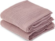 Bao Muslin Cloth 2-Pack Baby & Maternity Baby Sleep Muslins Muslin Cloths Pink Nuuroo